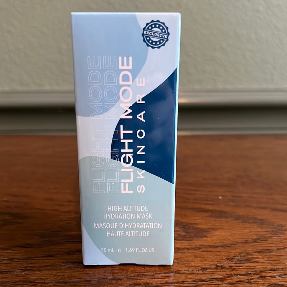 Flight Mode skincare hydration mask